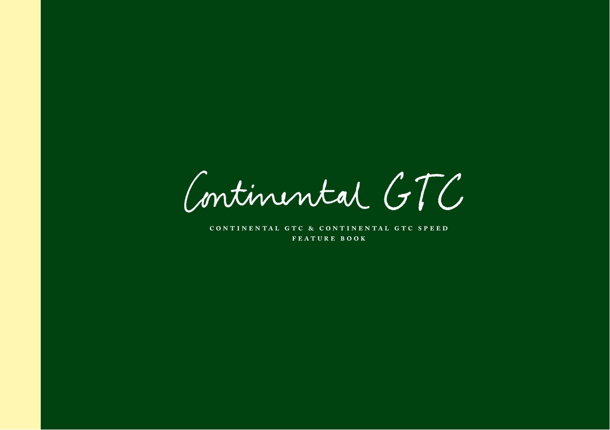 2011 Bentley Continental GTC Brochure Page 20
